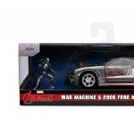 Masinuta diecast Jada Toys - Marvel, Ford Mustang 1:32 si figurina War Machine