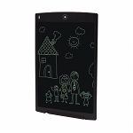 Tableta digitala 12 inch pentru scris si desenat cu ecran LCD negru, krasscom