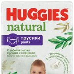 Scutece chilotel Huggies Natural Pants 4, 9-14 kg, 44 buc, Huggies