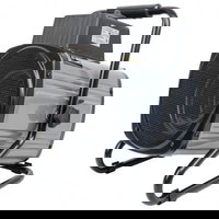 Aeroterma electrica BK98412 Breckner Germany AE 2.4-M, 2.4 kW, 3 trepte putere, debit aer 233 mc/h, termostat reglabil,