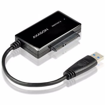 Cablu USB 3.0 Axagon ADSA-FP2 adaptor la 2.5 inch SATA HDD/SSD Lungime 20cm Negru ADSA-FP2