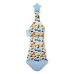 Cravata pentru Bebelusi cu accesoriu pentru Dentitie, Bleu, BabyJem