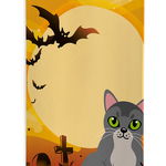 Caroline`s Treasures Halloween asiatice Cat Michelob Ultra Hugger pentru cutii slim Mltcl Slim Can, 