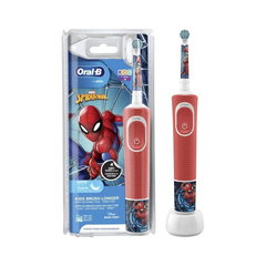 Periuta de dinti electrica + trusa de calatorie Vitality Pro Kids Spider-Man, pentru copii 3+ ani, Oral-B
