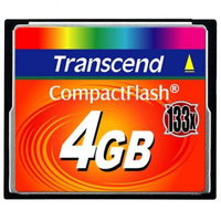 Compact Flash 133X 4GB, Transcend