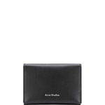 Acne Studios ACNE STUDIOS Leather credit card case Black, Acne Studios