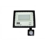 Mini Proiector Led 30 W cu senzor de lumina si miscare , exterior IP67 , slim , 6500k, Ecoleduri