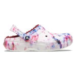 Saboti Crocs Classic Tie-Dye Lined Clog Multicolor - Powder Blue/Multi, Crocs