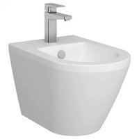 Bideu suspendat 52cm cu orificiu pentru baterie, fara orificii laterale, alb mat   7042B001-0288, Vitra