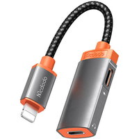 Lightning Adapter for Charging and Listening, Oryx CA-0490 (Black), Mcdodo