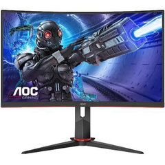 Monitor AOC C32G2ZE/BK 31.5", 240Hz, 1ms, Culoare negru-rosu, FullHD