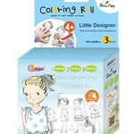 Cutie creativa cu role pentru colorat, 3 buc/set, Stick"n Little Designer - vara, StickN