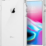 Husa antisoc iPhone 7   8   SE 2   SE 2020 Spigen Ultra Hybrid Clear