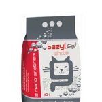 BAZYL Ag+ Compact White 20 L nisip pentru pisici cu nano-argint, BAZYL