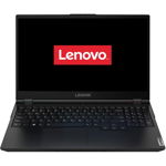 Laptop Gaming Lenovo Legion 5 15ARH05 cu procesor AMD Ryzen 5 4600H pana la 4.00 GHz, 15.6", Full HD, IPS, 8GB, 512GB SSD, NVIDIA GeForce GTX 1650Ti 4GB, Free DOS, Phantom Black