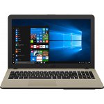 Laptop ASUS VivoBook 15 X540UA cu procesor Intel® Core™ i3-7020U 2.30 GHz, Kaby Lake, 15.6", Full HD, 4GB, 256GB SSD, Intel® HD Graphics 620, Microsoft Windows 10, Chocolate Black