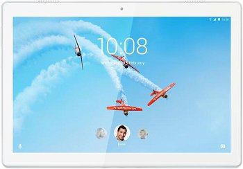 Tableta Lenovo Tab M10 TB-X605F, 10 inch Multi-touch, Cortex-A53 1.8GHz Octa Core, 3GB RAM, 32GB flash, Wi-Fi, Bluetooth, GPS, Android 8.0, Polar White