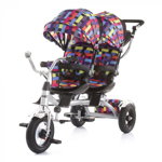 Tricicleta gemeni Chipolino Tandem multicolor