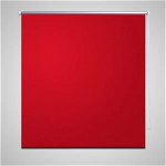 Jaluzea opacă rulabilă, 80 x 230 cm, roșu, vidaXL