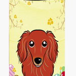 Caroline`s Treasures Longhair Red Dachshund Easter Egg Hunt Tall Boy băutură Izolator Hugger Multicolore, 