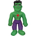 Jucarie de plus Marvel Super Hero - Hulk, cu sunete, 38 cm