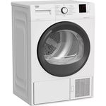 Beko Uscator de rufe Beko DF7412PA, 7 kg, Clasa A++, Pompa de caldura, EcoSense, EcoGentle, Ajustare nivel de uscare, Alb, Beko