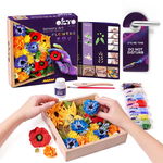 Set creatie Wood & Craft - Flowers, 21*21cm - Freedom, Okto