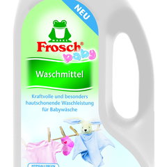 Detergent lichid FROSCH Baby Musetel, 1.5 l, 21 spalari