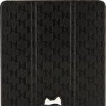 Husă pentru tabletă Karl Lagerfeld Husă Karl Lagerfeld KLFC10SAKHPCK Apple iPad 10.2 2019/2020/2021 (generația a 7-a, a 8-a și a 9-a) negru/negru Saffiano Monogram Choupette Magnet Allover, Karl Lagerfeld