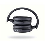 Casti Stereo Wireless Boompods Headpods ANC, Bluetooth, Anulare Activa Zgomot de Fundal, 8 ore (Negru), Boompods