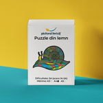 Melc codobelc - Puzzle din lemn, 