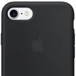 Husa de protectie Apple pentru iPhone 8 / iPhone 7, silicon, negru, Apple