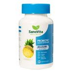 Jeleuri cu Probiotice SanoVita Wellness, 60 buc, naturale, Sanovita Wellness