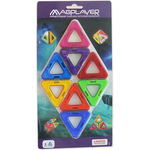 Joc de Constructie Magnetic MagPlayer, 8 piese, MagPlayer