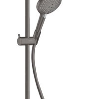 Coloana de dus fix si mobil cu baterie termostatata Hansgrohe Croma Select S Air antracit satinat, 