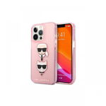 
        Husa Karl Lagerfeld KLHCP13LKCTUGLP compatibila cu iPhone 13 Pro, Glitter Karl`s and Choupette, Roz        Cod produs: 128088
      