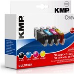 Pachet promoțional KMP KMP C90V compatibil cu CLI-551 BK/C/M/Y - 1520.0050, KMP