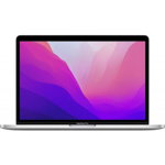 13.3'' MacBook Pro 13 Retina with Touch Bar, M2 chip (8-core CPU), 8GB, 512GB SSD, M2 10-core GPU, macOS Monterey, Silver, INT keyboard, 2022, Apple