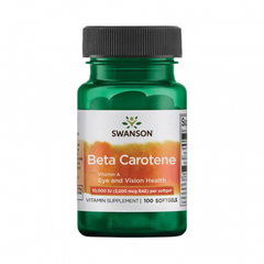 Beta Caroten 10000 UI, 100 capsule, Swanson