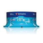 Mediu stocare Verbatim CD-R 700MB 52x cake box 25 buc AZO Crystal