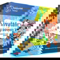 Răspundel Istețel Să învățăm cu Povești, román nyelvű interaktív könyv szett, Blackfire