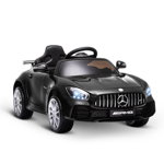 HOMCOM Mașinuță Electrică pentru Copii Mercedes Benz Licențiată 12V Control Manual sau Telecomandă Viteză 3-5km/h Negru | Aosom Romania, HOMCOM