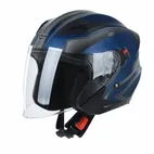 Casca moto scuter HECHT 53627XL, design modern, bluemarin-negru, marimea XL 61 cm, Hecht