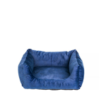 FERA Glamour canapea pentru caini, dreptunghiular albastru L 65x75x27 cm, FERA