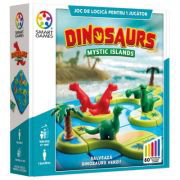 Joc de logica Dinosaurs Mystic Islands cu 80 de provocari limba romana, Smart Games