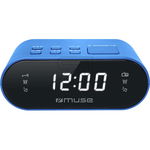 Radio M-10 BL cu Ceas Digital si Alarma Albastru, MUSE