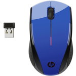 Mouse wireless HP X3000, 1200 dpi, Albastru