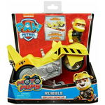 Set de joaca Paw Patrol - Moto Pups, Rubble si Motocicleta Deluxe