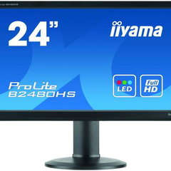 Monitor LED Iiyama ProLite B2480HS-W2, 23.6 inch Full HD, 16:9, 2 ms, alb