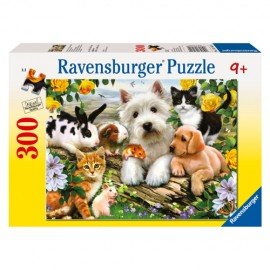 Puzzle Animale Prietenoase, 300 Piese, Ravensburger